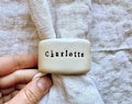 Personalized Ceramic Napkin Rings – Ceramic Name Place Cards – Wedding Table Setting – Handmade Stoneware product logo
