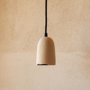 Ceramic pendant light. Minimalistic contemporary design image 6