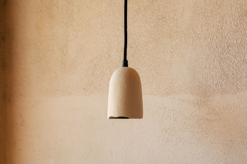 Ceramic pendant light. Minimalistic contemporary design image 6