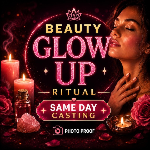 BEAUTY Glow-Up Spell - Enhance Your Natural Radiance | Same Day Casting