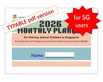 Planner basisschool Singapore typbare pdf