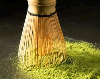 Fouet japonais à matcha en bambou - Pinceau pour une mousse lisse, outil en bambou naturel