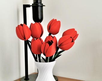 Tulpen Boeket - Kunstbloemen Set - Kleurrijk - Cadeau - Rood - Tulps - Tulpen - Holland - Nederland - Kleur - Color