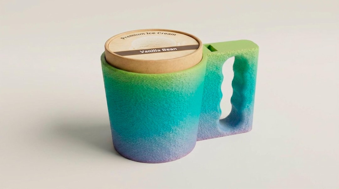 Ice Cream Pint Holder by DBMakerStudio