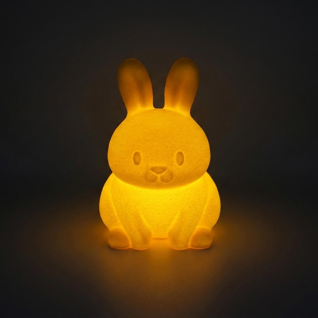 Chubby Bunny night light by DBMakerStudio