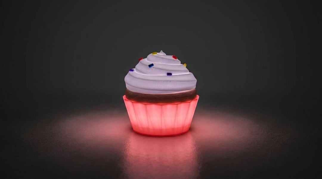 Cupcake night light by DBMakerStudio