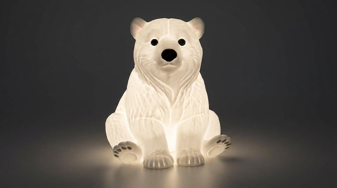 Polar Bear night light by DBMakerStudio