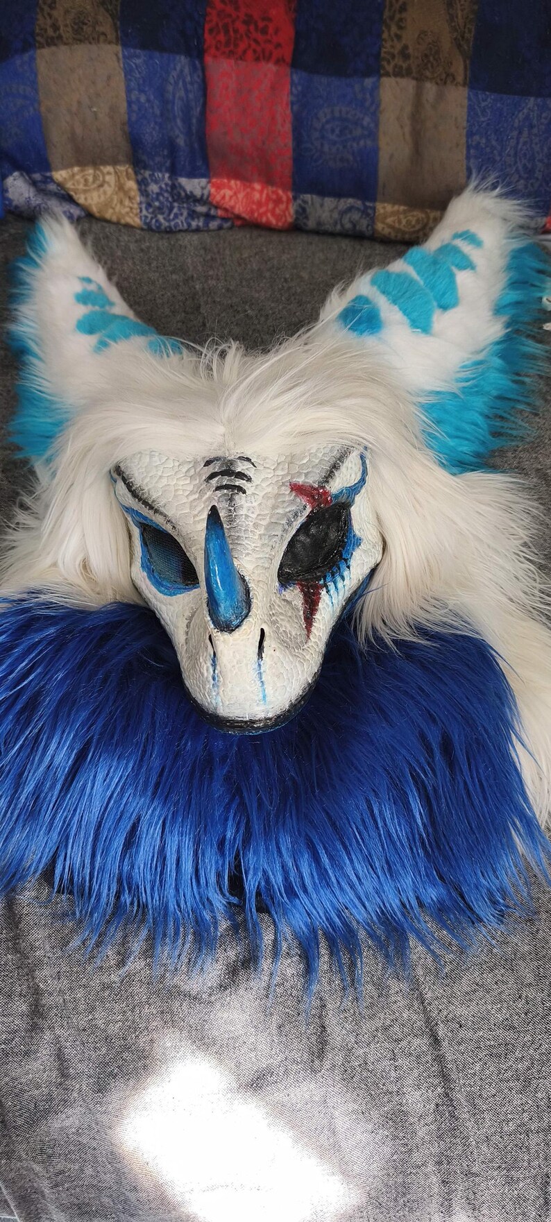 Furry Dino Mask - Etsy
