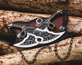 God of War Kratos Klingen des Chaos Edelstahl Metall Klingen Replica Geschenk für Freund
