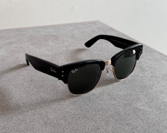 Mega Clubmaster Sunglasses / Vintage Style Eyewear / Women Sunglasses / Ray Ban