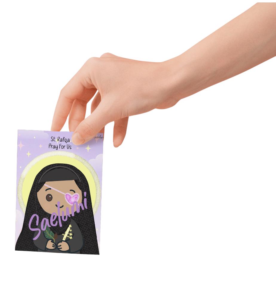 Chibi Saint Rafqa Illustration | Catholic Homeschool Art (digital ...