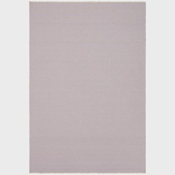 Handwoven Soft purple: Solid Modern Minimalist Design