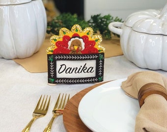 Thanksgiving Place Card Holders Kit from MerryStockings