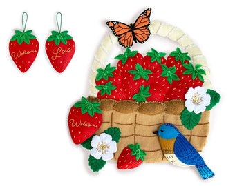 Kit de fieltro para colgar en la pared con motivos de verano de MerryStockings