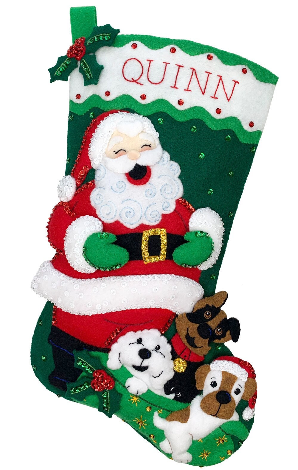 MerryStockings Cruising to Town 18 Felt Christmas Stocking Kit from