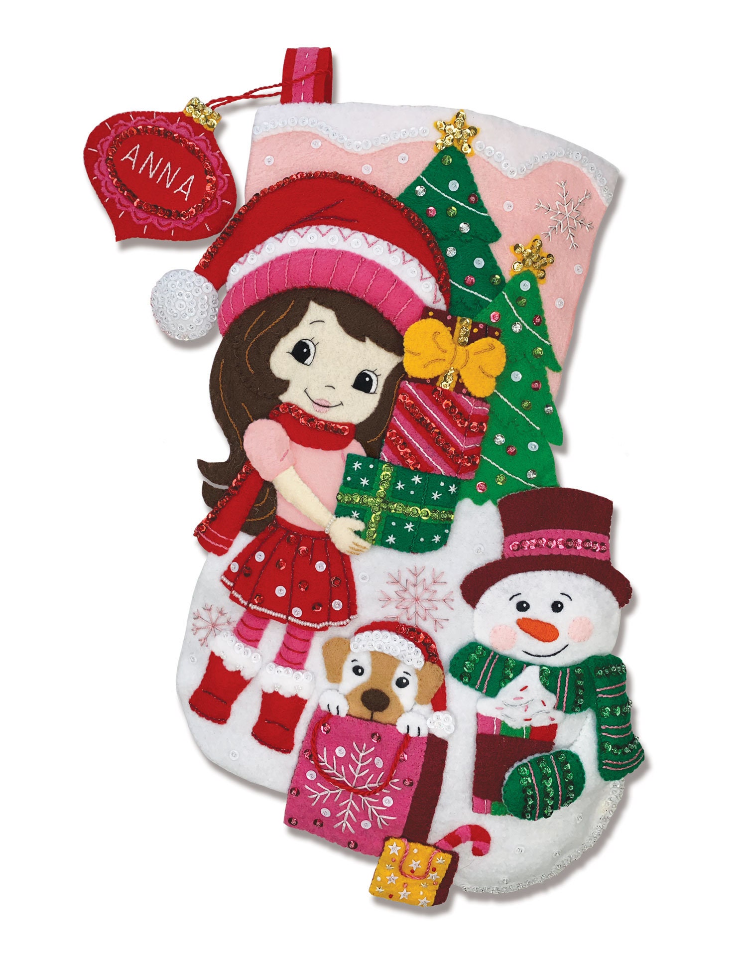 Christmas Bucilla Counted Cross Stocking KIT,FISHING SANTA,Fish,Gillum,84355,18