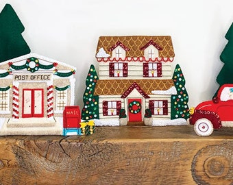 THE MANTEL SERIES™, Classic Felt Village 2023 from MerryStockings