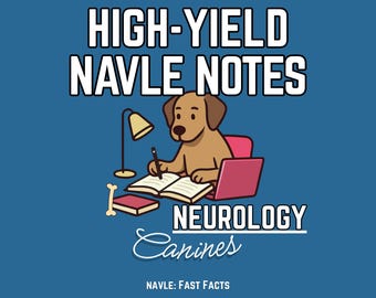 NAVLE Neurology Study Guide | Canine High-Yield Pattern Recognition Notes | Veterinary Exam Prep PDF