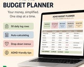 ADHD Budget Planner UK | ADHD Finance Tracker | Neurodivergent Money Spreadsheet | Google Sheets