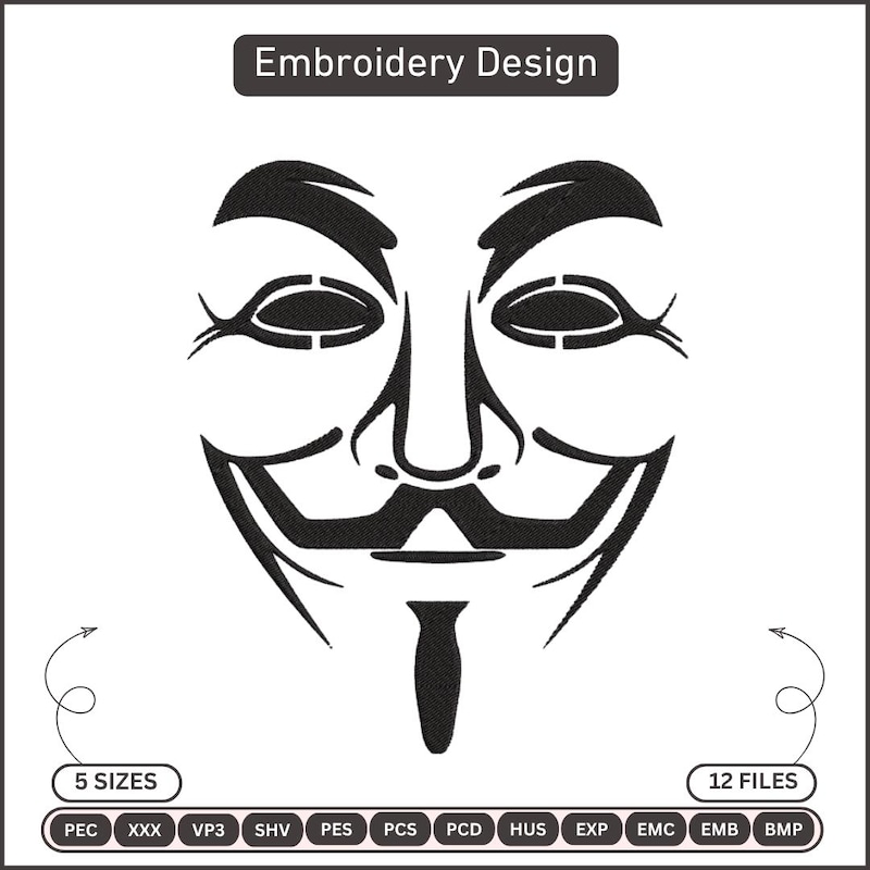 Anonymous Mask - Etsy