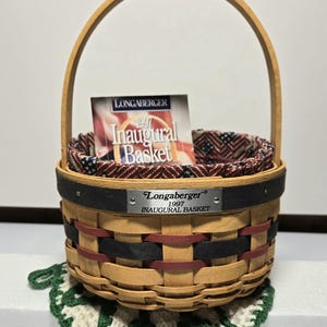 Longaberger 1997 Inaugural Basket - Etsy