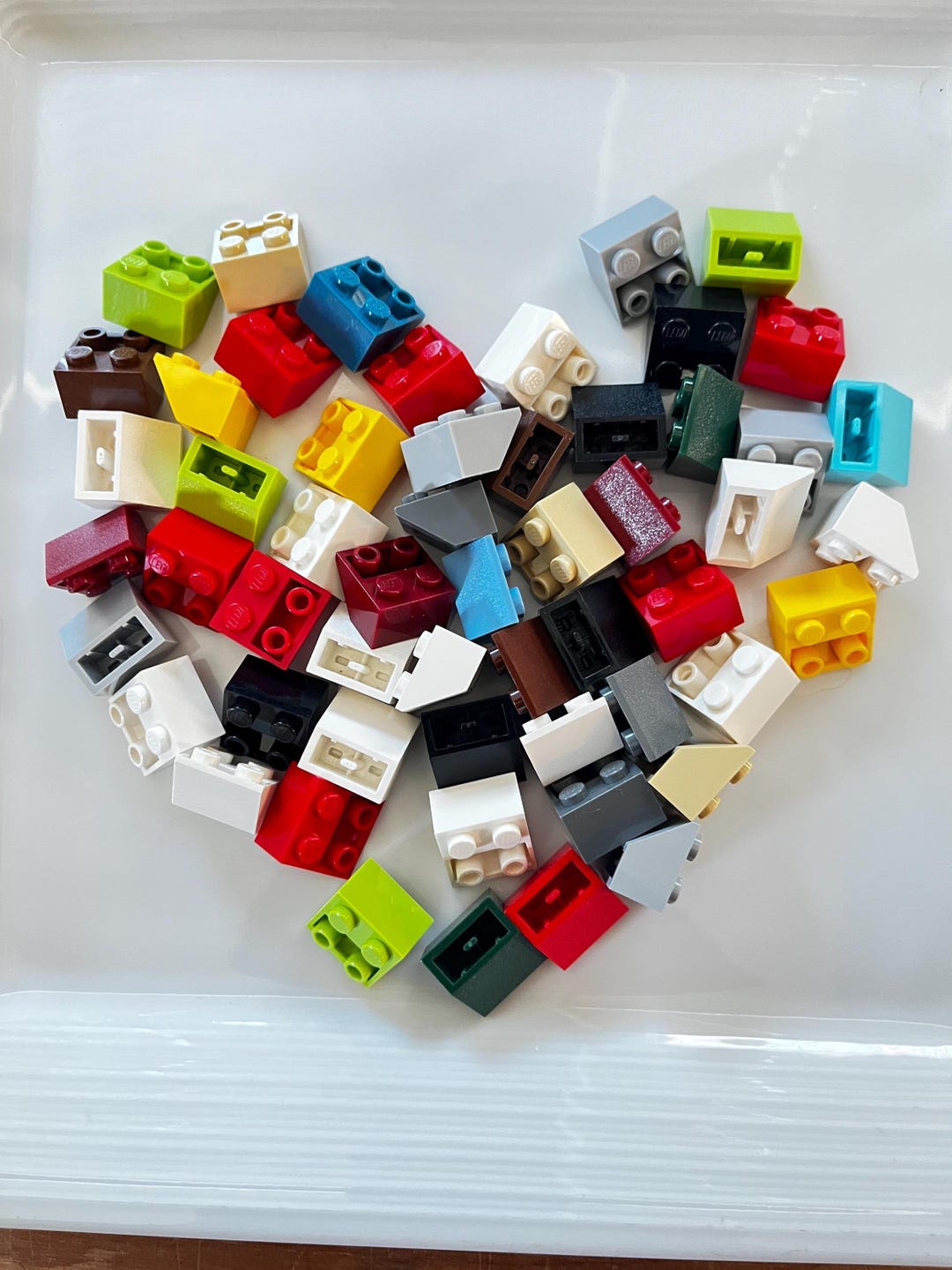 Bulk LEGO 2x2 Inverted Slope Bricks | 50-piece Lot | 45 Degree ...