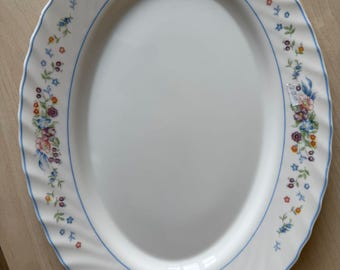 Plato ovalado grande vintage Arcopal-Arc France Victoria