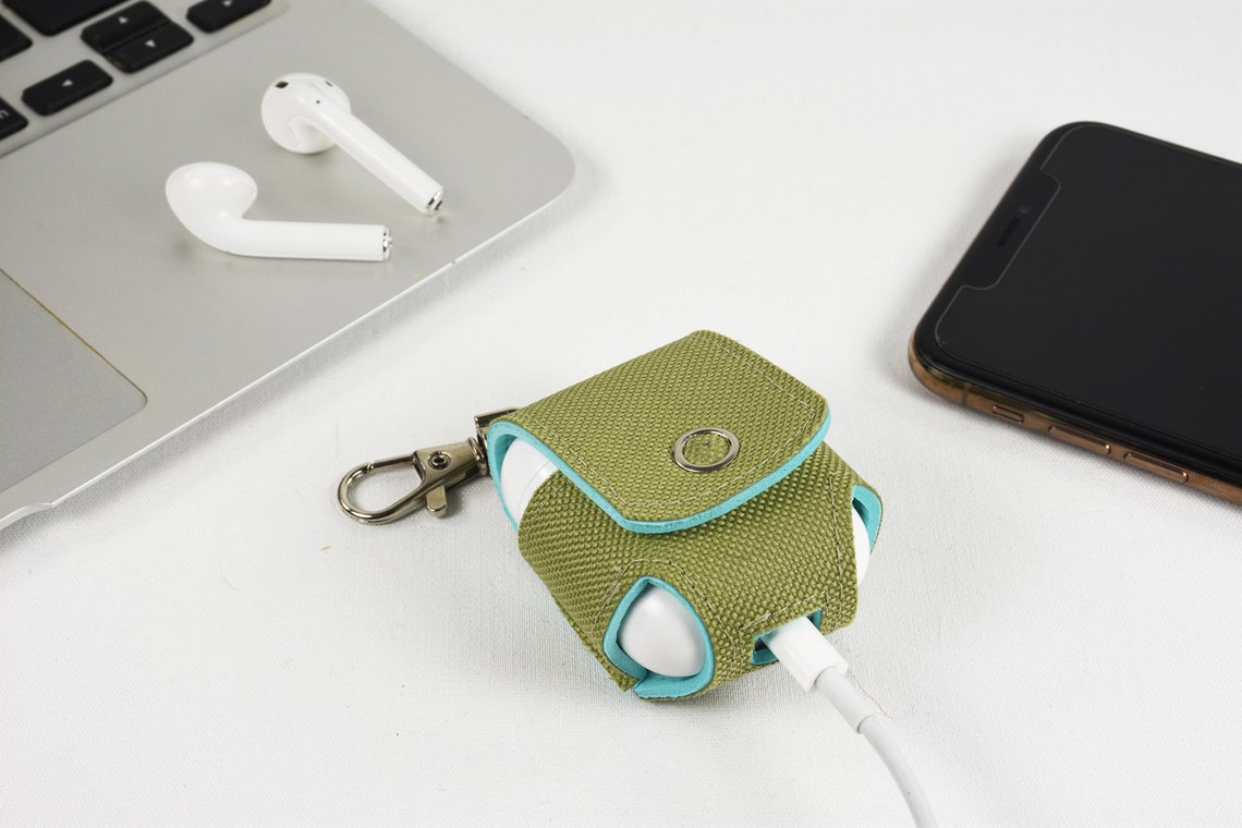 AirPods Keychain Case Apple AirPods Pouch AirPods Accessory Etsy