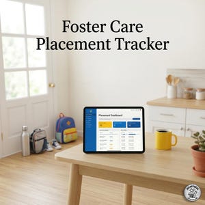 Placeringsspårare för fosterhem | Domstolsdatum, besökslogg, katalog över handläggare | HTML-app för Chrome, Firefox, Edge
