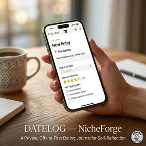Rastreador de coincidencias en aplicaciones de citas: Hinge, Tinder, Bumble (Descarga digital)