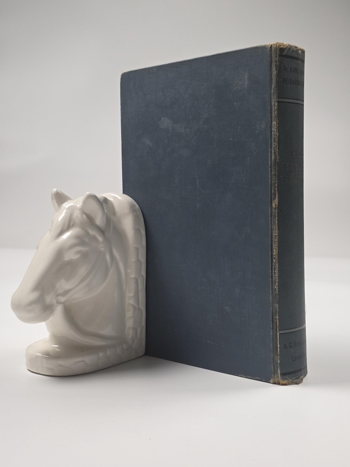 1920s Karl May Adventure Book Antique Dutch Illustrated Hardcover In de gewelven van Ortry, foto 3 de 5