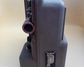 Vintage Eumig P8 8mm Film Projector – Austrian Retro Cinema Equipment – Industrial Decor – Mid Century Movie Projector