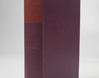1951 Dutch Medical Book by P Ruitinga, Antique Medicine Textbook, Vintage Burgundy Hardcover
