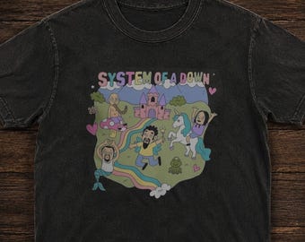 -shirt System Of A Down Aerials | T-shirt graphique musique rock