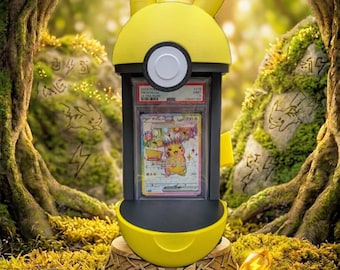 3D Printed Pikachu Card Holder | Transforming Art Display Stand