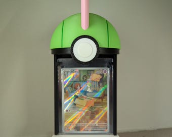 Ralts Themed Magnetic Card Holder Display - NO CARDS INCLUDED