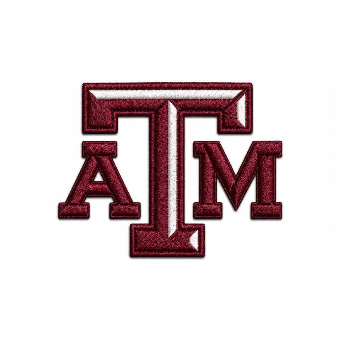 Texas A&M Logo Embroidered Patch Iron on Varsity Letter Patch - Etsy