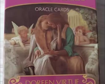 The Romance Angels Oracle Card Deck and Physical Guidebook by