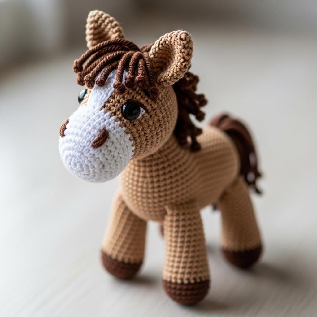 39 Plushie Crochet Patterns for Soft, Cuddly Amigurumi Makes 9 Horse Crochet Pattern Amigurumi Cute Horse Plush Toy Farm