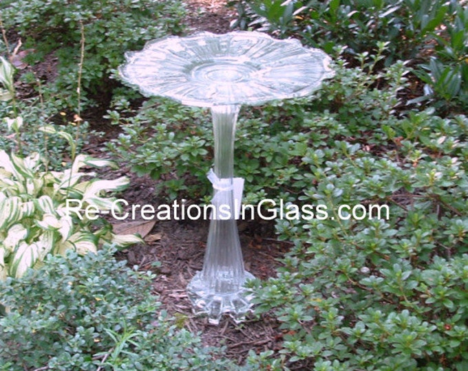 Garden Art. Bird Bath. Bird Feeder. Display a Special Plant on Etsy