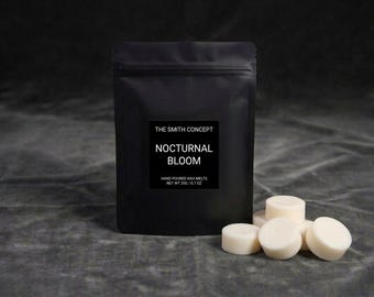 Nocturnal Bloom Soy Wax Melts | Night Flower, White Musk, Sandalwood Home Fragrance