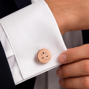 Boutons de manchette en forme de balance juridique, logo gravé sur acier inoxydable, bijoux pour étudiants en droit