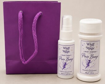 Pixie Breeze Body Spray and Powder Set: Fairy Inspired Vegan Body Care