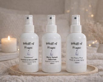 Handmade Room & Linen Water based Sprays 100ml