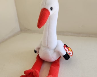 Vintage Ty Beanie Baby Stilts the Stork