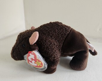 Vintage Ty Beanie Baby Roam the Buffalo