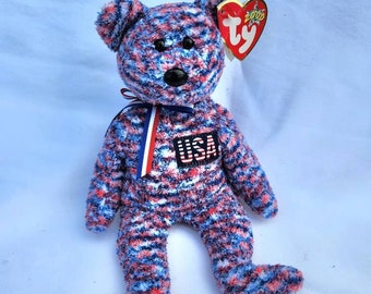 vintage 2000 Bonnet Baby Bear USA