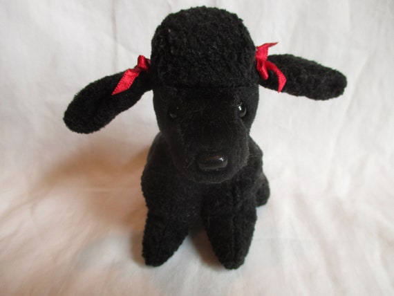 black poodle beanie baby