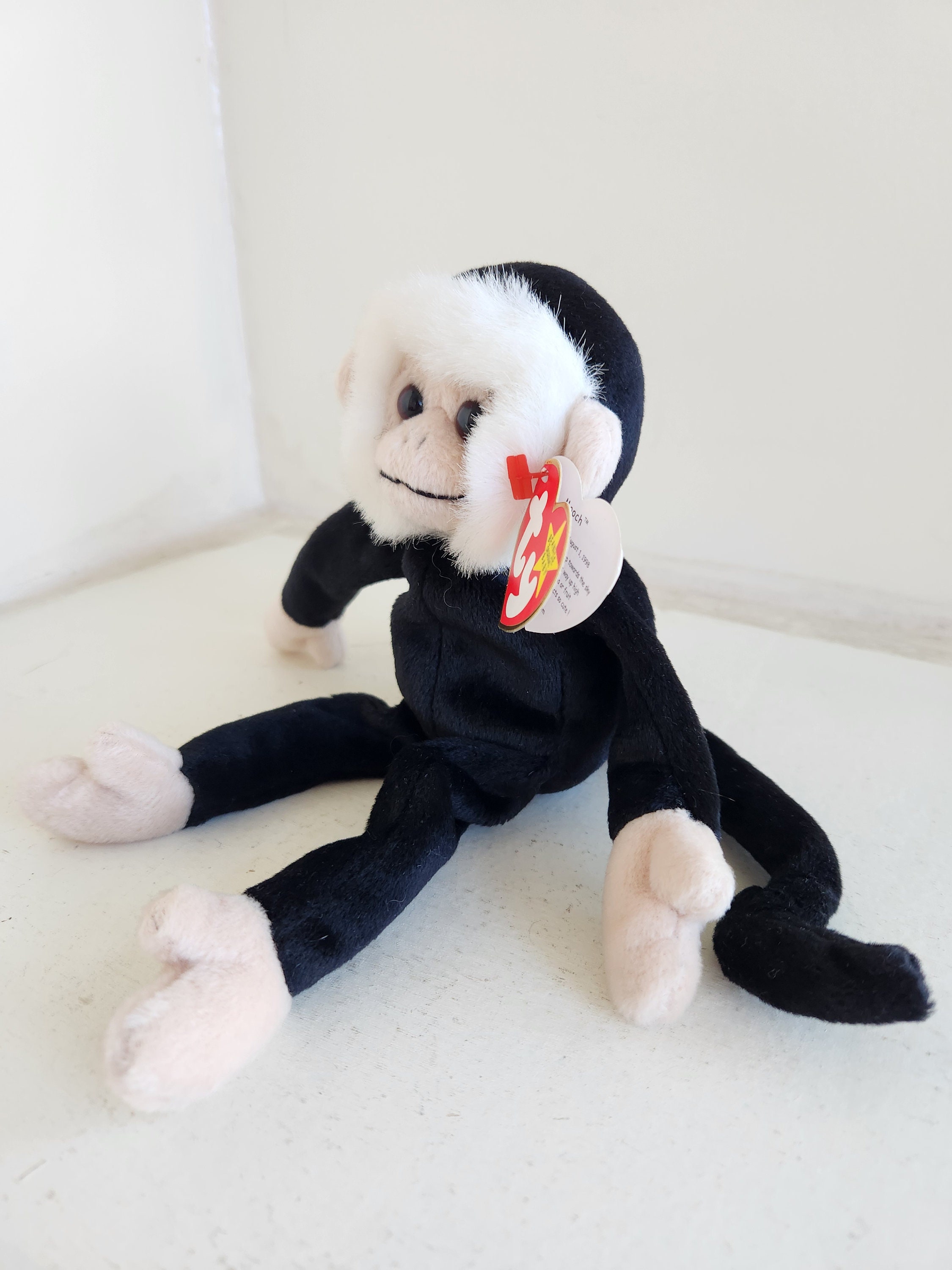 Vintage Ty Beanie Baby Mooch the Monkey - Etsy