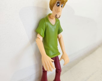 Figurine jouet vintage en plastique à poils longs Scooby-Doo Doo